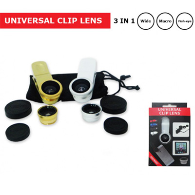 Univelsal clip lens , เลนส์กล้องมือถือ 3in1,clip lens,เลนส์กล้องมือถือราคาถูก